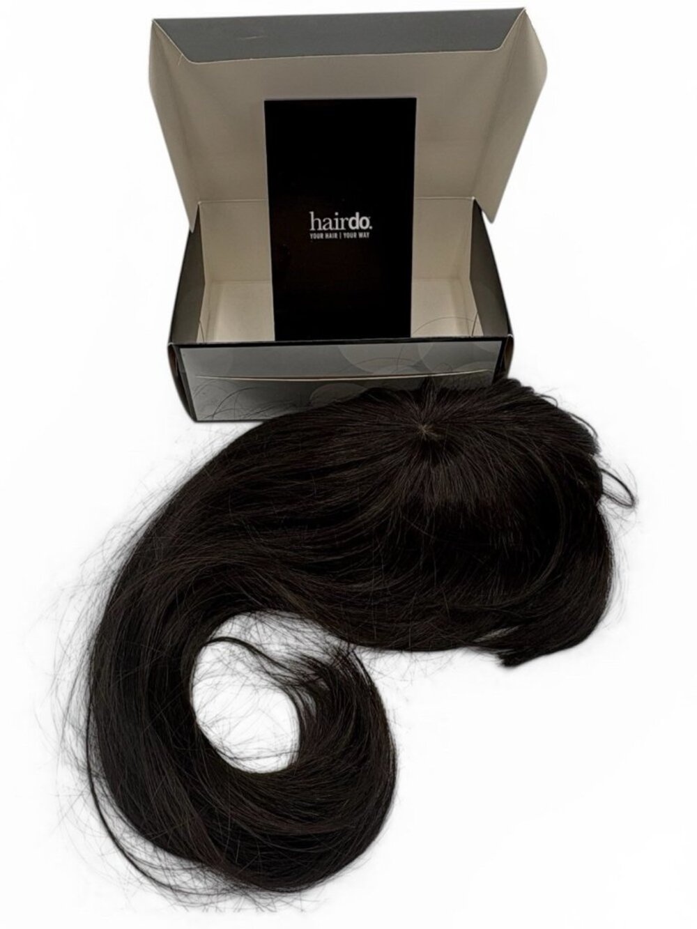 Hairdo 14in Fringe Top of Head Topper Extension R4 Midnight Brown